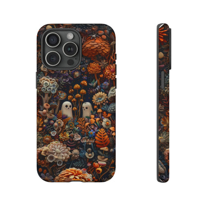 Zauberhafte Wald iPhone Hülle, Mystisches Pilz &amp; Laub Design, Zauberhafte Schutzhülle, Robuste Handyhüllen