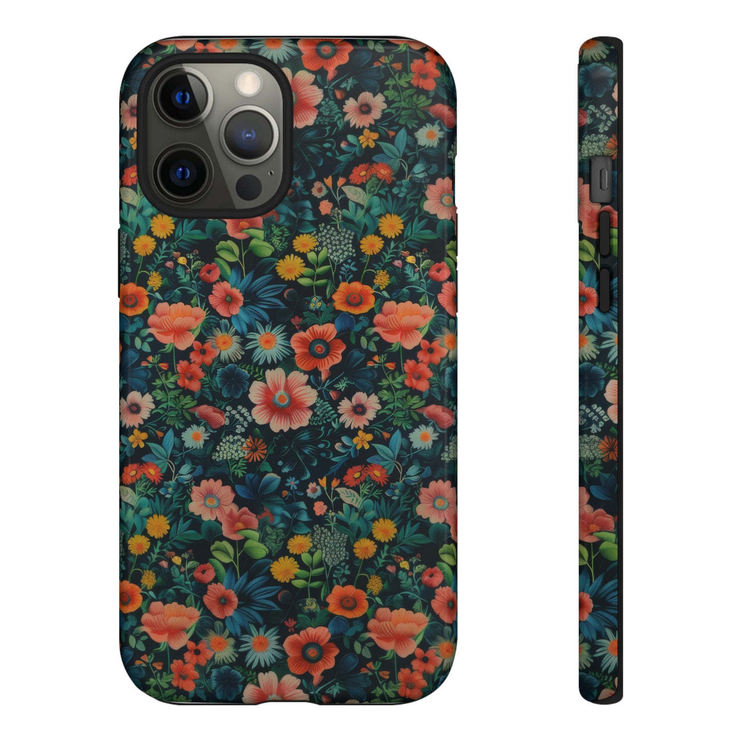 Custodia per iPhone Prato vibrante, esplosione floreale colorata, cover per telefono resistente ed elegante, custodie per telefono resistenti