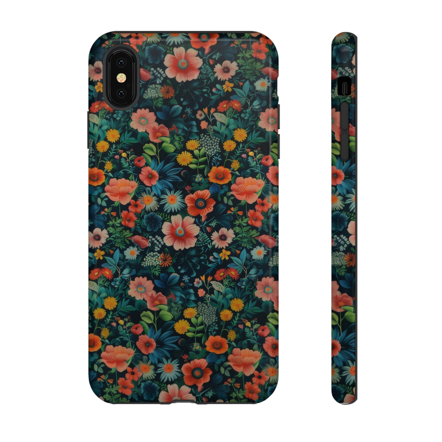 Custodia per iPhone Prato vibrante, esplosione floreale colorata, cover per telefono resistente ed elegante, custodie per telefono resistenti