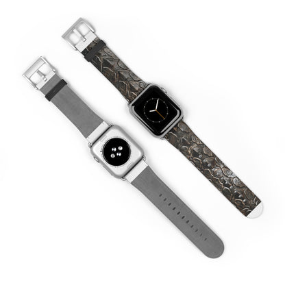 Einzigartiges, von Geoden inspiriertes Apple Watch-Armband | Armband mit künstlerischem Steinmuster. Apple Watch-Armband Apple Watch-Armbänder für Serie 4, 5, 6, 7, 8, 9, ULTRA SE, 38/40/41 mm und 42/44/45 mm, veganes Kunstlederarmband 