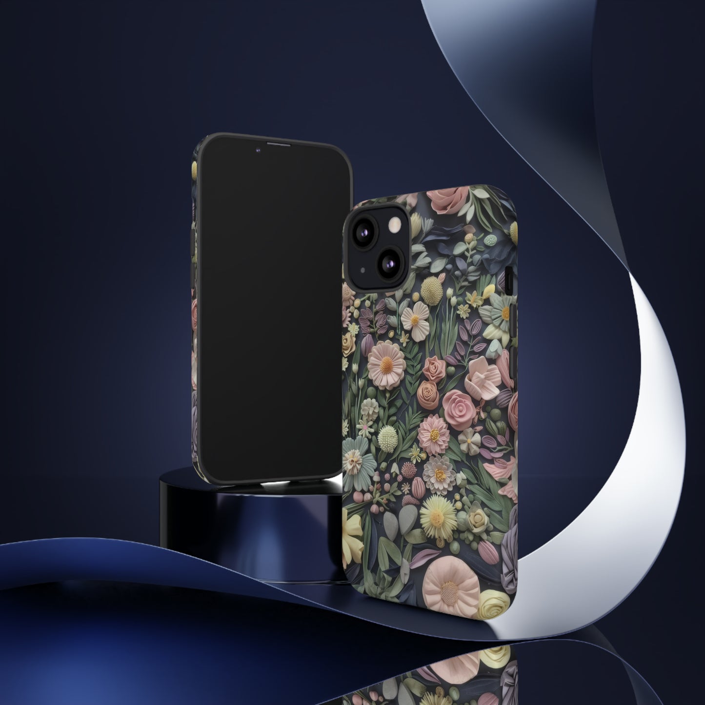 Custodia per iPhone Blossoming Abundance, design floreale vintage, cover per smartphone chic e protettiva, custodie per telefoni resistenti