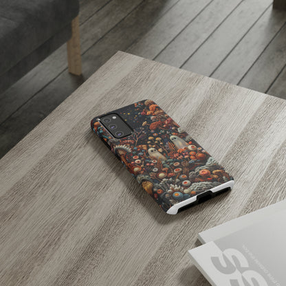 Cosmic Fantasy iPhone Hülle, Pilz-Design mit Weltraum-Motiv, Schutzhülle mit galaktischem Charme, Robuste Handyhüllen