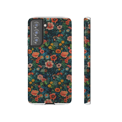 Custodia per iPhone Prato vibrante, esplosione floreale colorata, cover per telefono resistente ed elegante, custodie per telefono resistenti