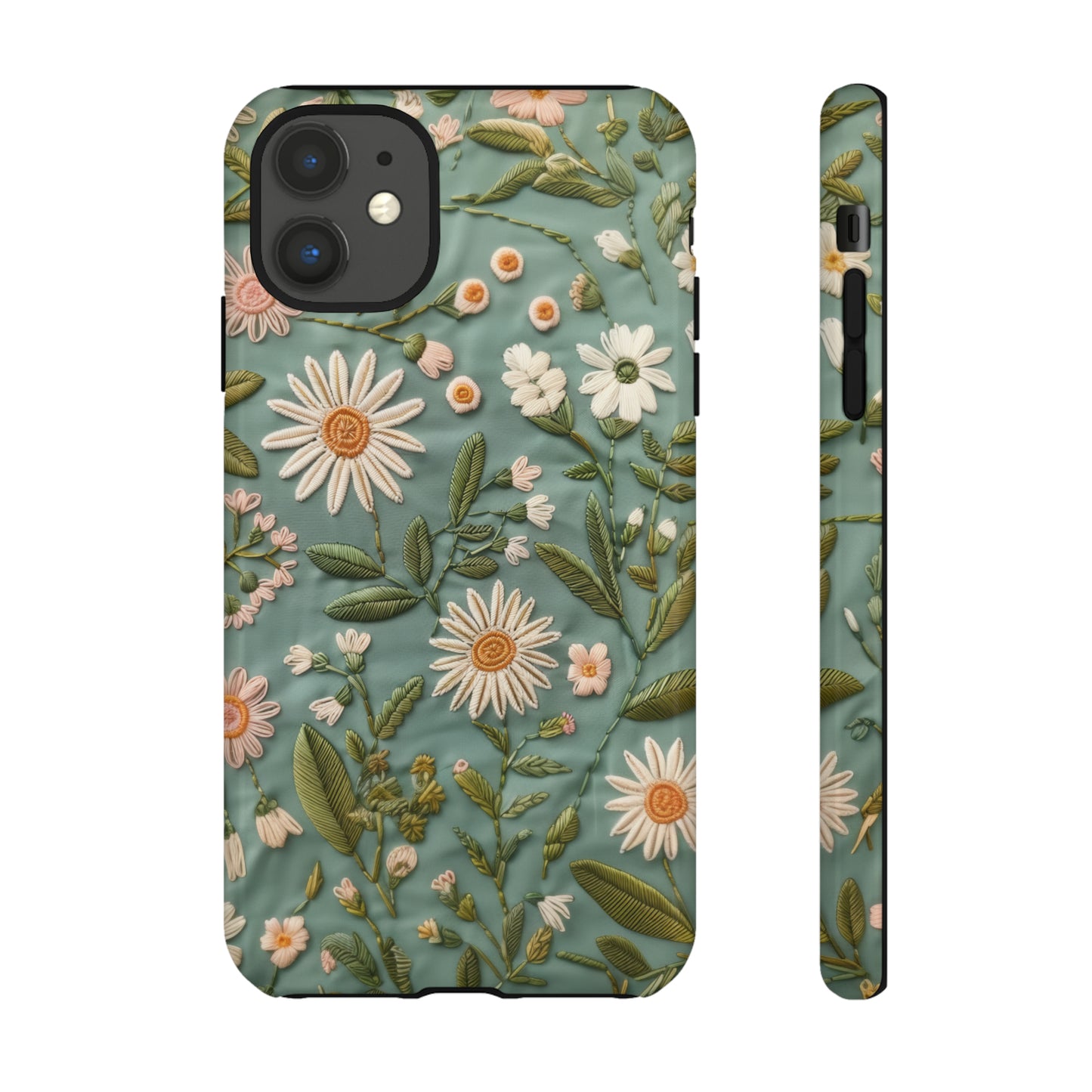 Custodia per telefono Serene Daisy Garden, cover dal design floreale Spring Bloom per smartphone, custodie per telefoni resistenti 