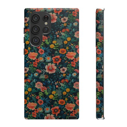 Custodia per iPhone Prato vibrante, esplosione floreale colorata, cover per telefono resistente ed elegante, custodie per telefono resistenti