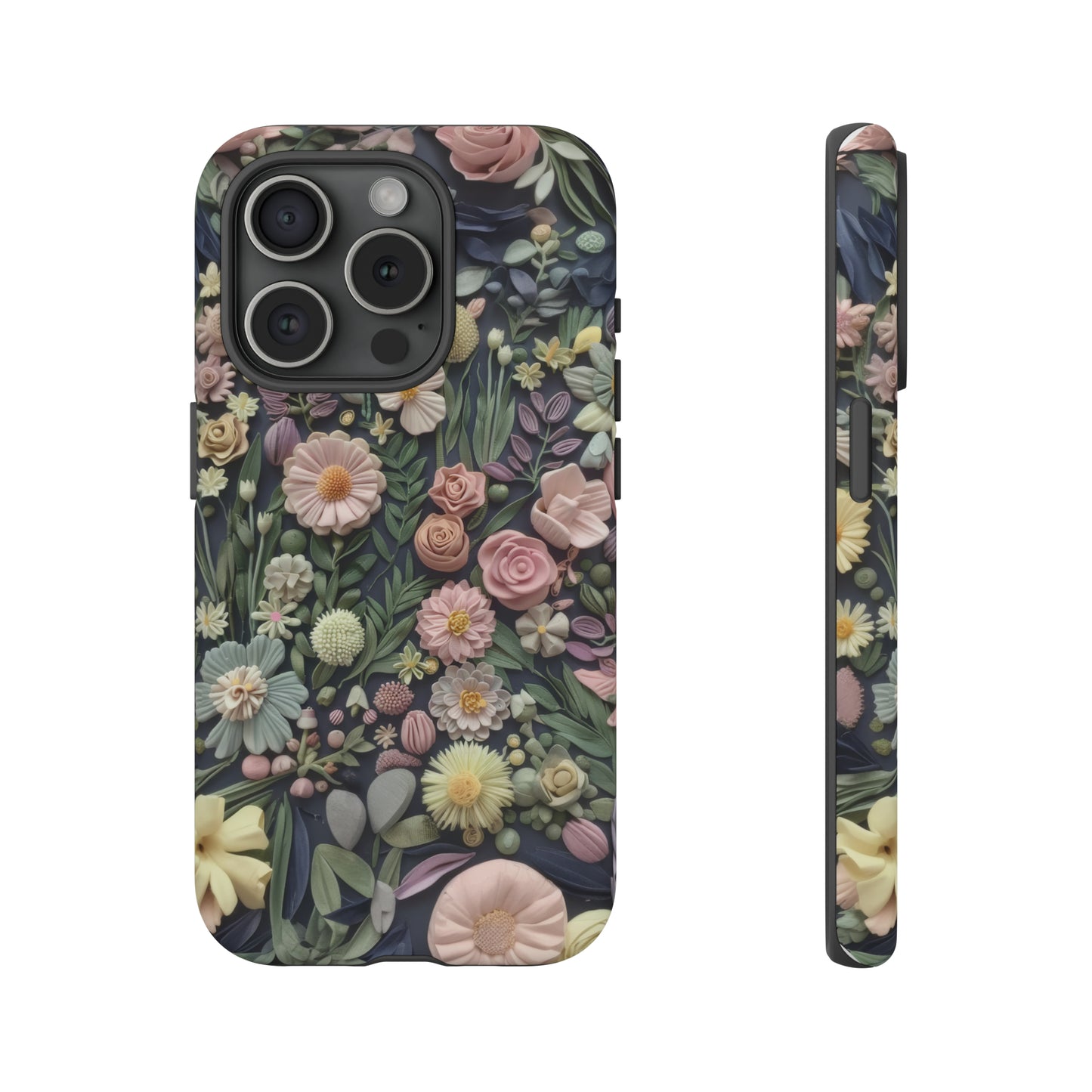 Custodia per iPhone Blossoming Abundance, design floreale vintage, cover per smartphone chic e protettiva, custodie per telefoni resistenti