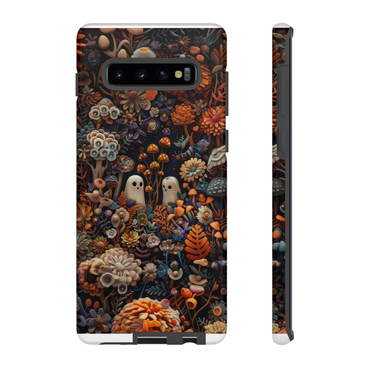 Zauberhafte Wald iPhone Hülle, Mystisches Pilz &amp; Laub Design, Zauberhafte Schutzhülle, Robuste Handyhüllen