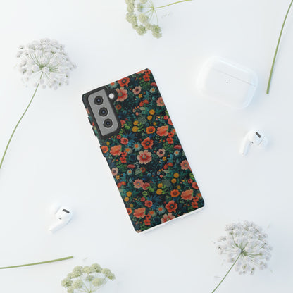 Custodia per iPhone Prato vibrante, esplosione floreale colorata, cover per telefono resistente ed elegante, custodie per telefono resistenti