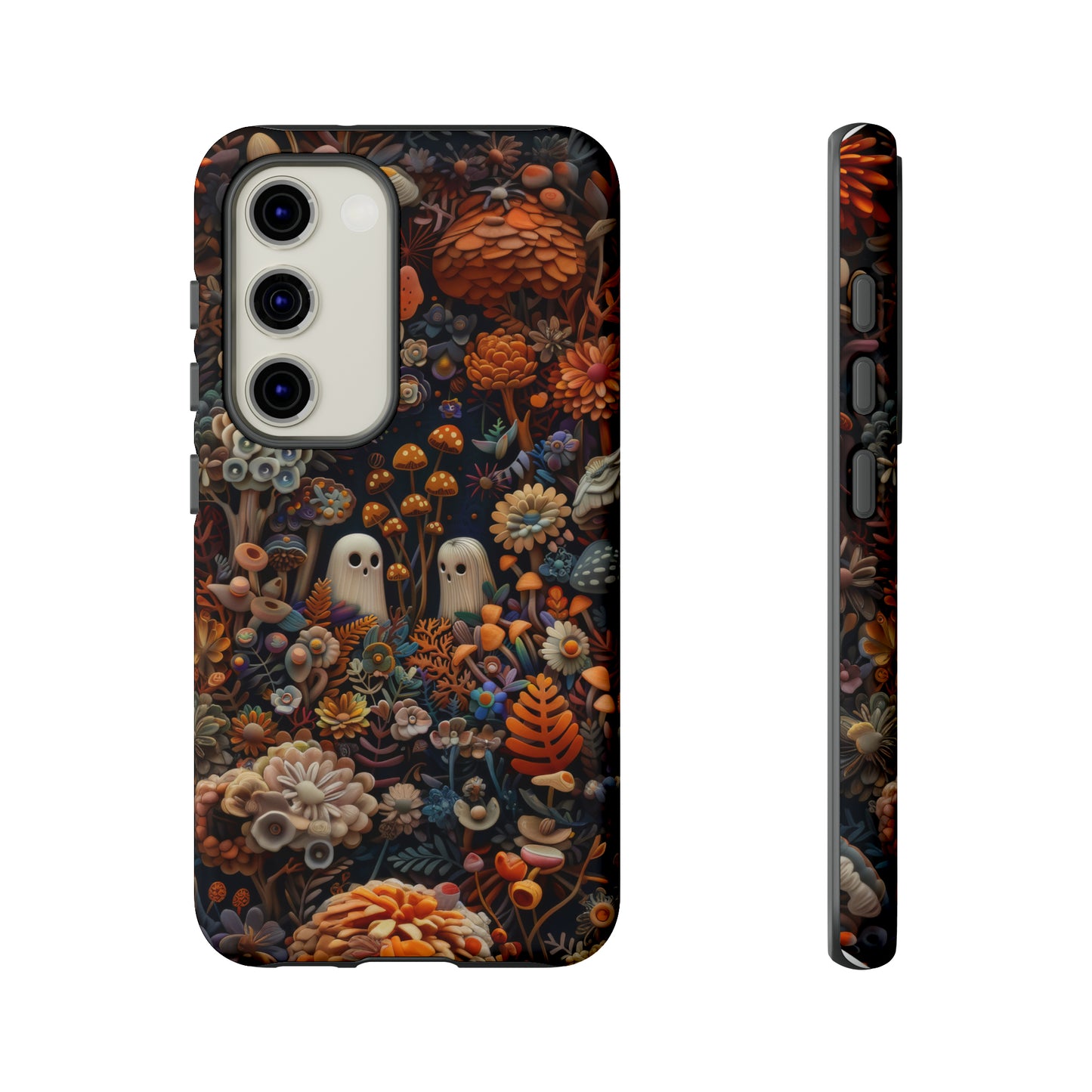 Zauberhafte Wald iPhone Hülle, Mystisches Pilz &amp; Laub Design, Zauberhafte Schutzhülle, Robuste Handyhüllen