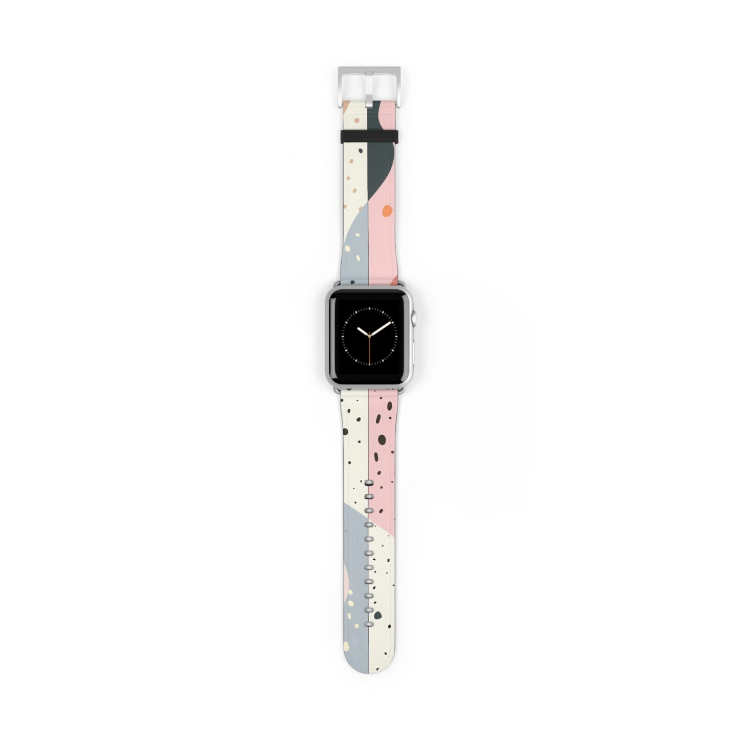 Minimalist Pastel Apple Watch Strap, Soft Color Block Design Band, Chic and Simplistic Accessory for Everyday Elegance. Apple Watch Band Apple Watch Straps For Series 4 5 6 7 8 9 ULTRA SE 38/40/41mm & 42/44/45mm Vegan Faux Leather Band