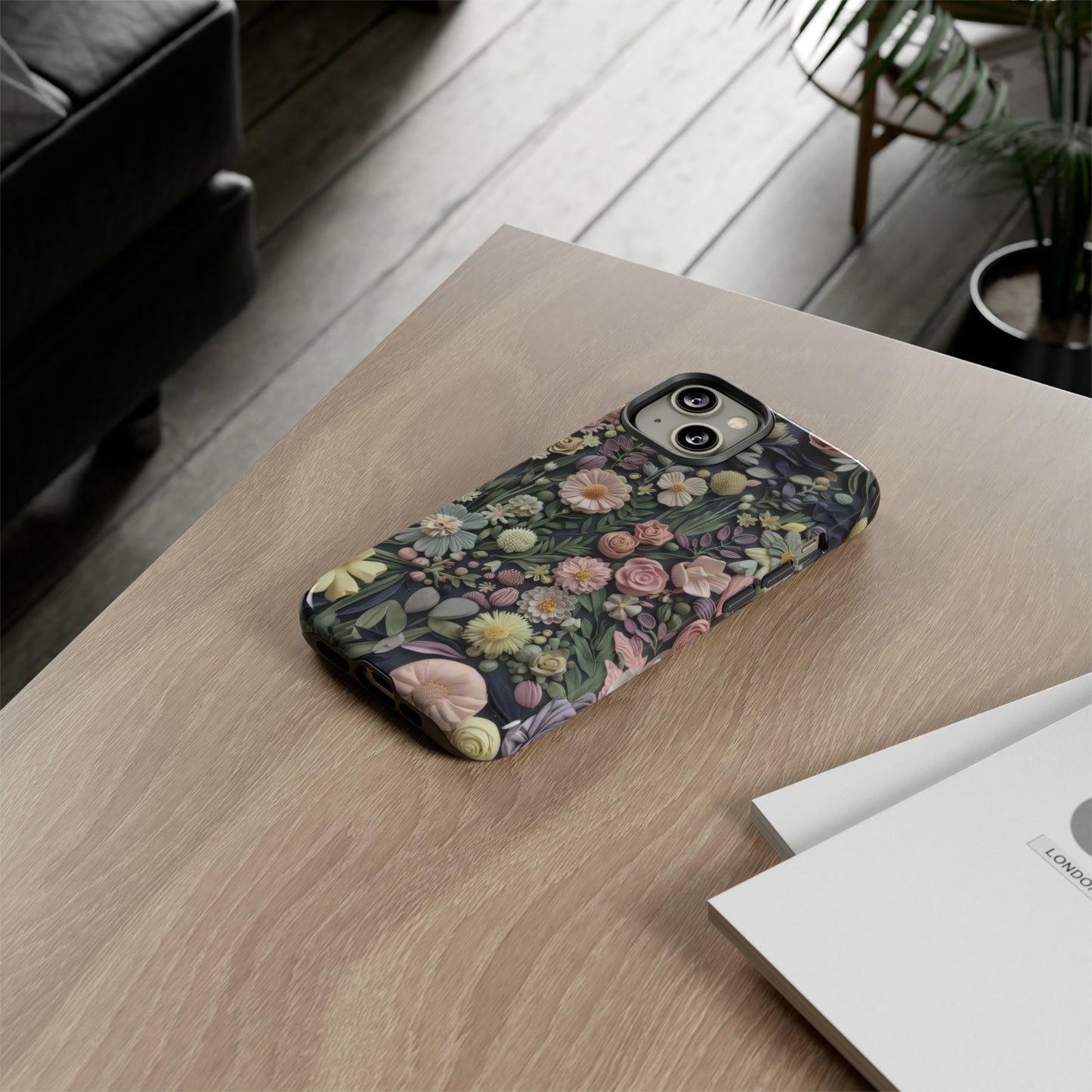 Custodia per iPhone Blossoming Abundance, design floreale vintage, cover per smartphone chic e protettiva, custodie per telefoni resistenti