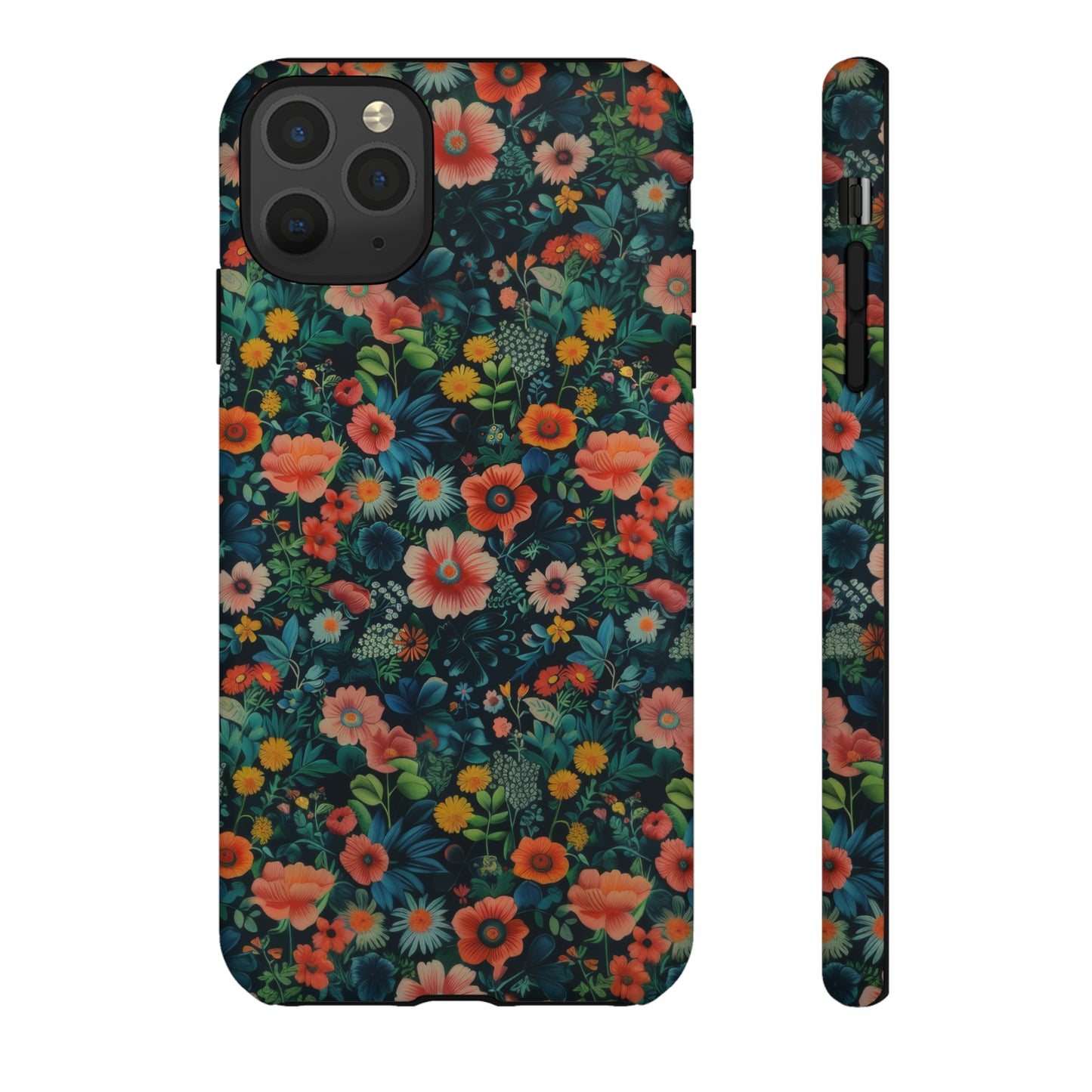 Custodia per iPhone Prato vibrante, esplosione floreale colorata, cover per telefono resistente ed elegante, custodie per telefono resistenti