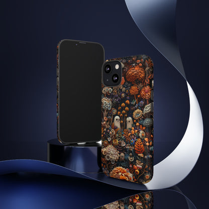 Zauberhafte Wald iPhone Hülle, Mystisches Pilz &amp; Laub Design, Zauberhafte Schutzhülle, Robuste Handyhüllen