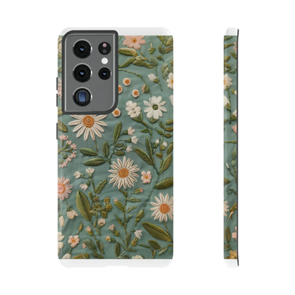 Custodia per telefono Serene Daisy Garden, cover dal design floreale Spring Bloom per smartphone, custodie per telefoni resistenti 