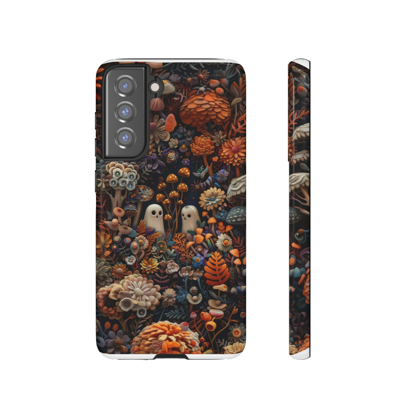 Zauberhafte Wald iPhone Hülle, Mystisches Pilz &amp; Laub Design, Zauberhafte Schutzhülle, Robuste Handyhüllen