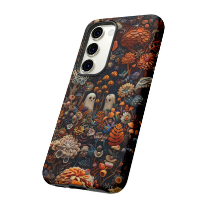 Zauberhafte Wald iPhone Hülle, Mystisches Pilz &amp; Laub Design, Zauberhafte Schutzhülle, Robuste Handyhüllen