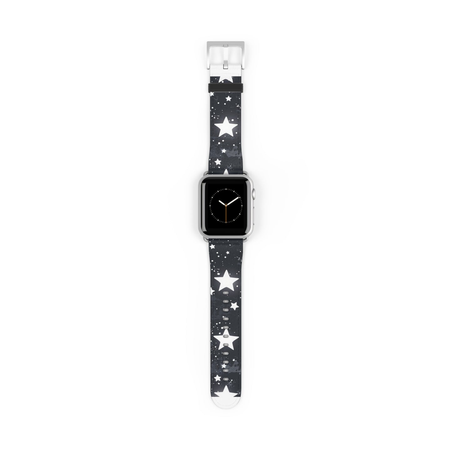 Celestial Stars Night Sky Smartwatch Band | Galactic Theme Watch Strap | Fashionable Astronomy-Inspired Accessory. Apple Watch Band Apple Watch Straps For Series 4 5 6 7 8 9 ULTRA SE 38/40/41mm & 42/44/45mm Vegan Faux Leather Band