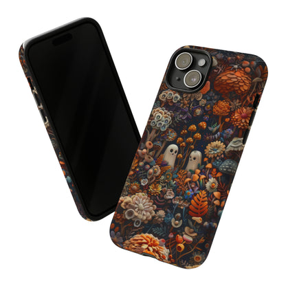 Zauberhafte Wald iPhone Hülle, Mystisches Pilz &amp; Laub Design, Zauberhafte Schutzhülle, Robuste Handyhüllen