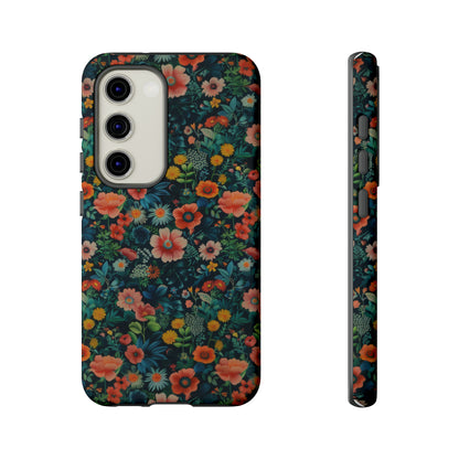 Custodia per iPhone Prato vibrante, esplosione floreale colorata, cover per telefono resistente ed elegante, custodie per telefono resistenti