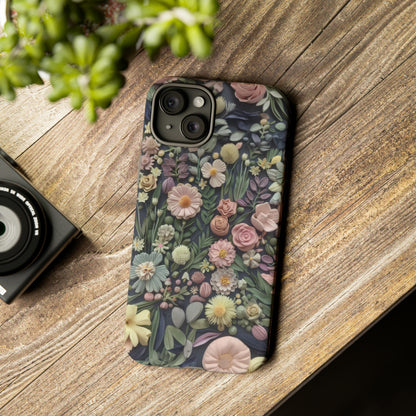 Custodia per iPhone Blossoming Abundance, design floreale vintage, cover per smartphone chic e protettiva, custodie per telefoni resistenti