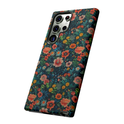 Custodia per iPhone Prato vibrante, esplosione floreale colorata, cover per telefono resistente ed elegante, custodie per telefono resistenti