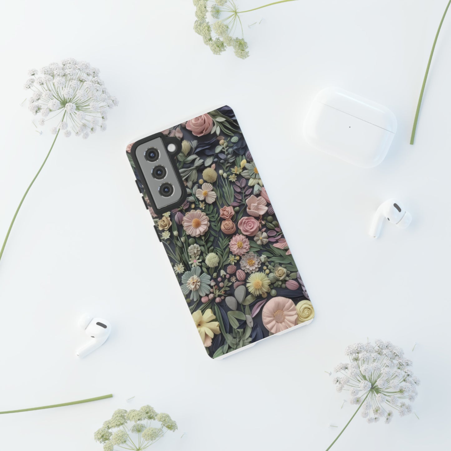 Custodia per iPhone Blossoming Abundance, design floreale vintage, cover per smartphone chic e protettiva, custodie per telefoni resistenti