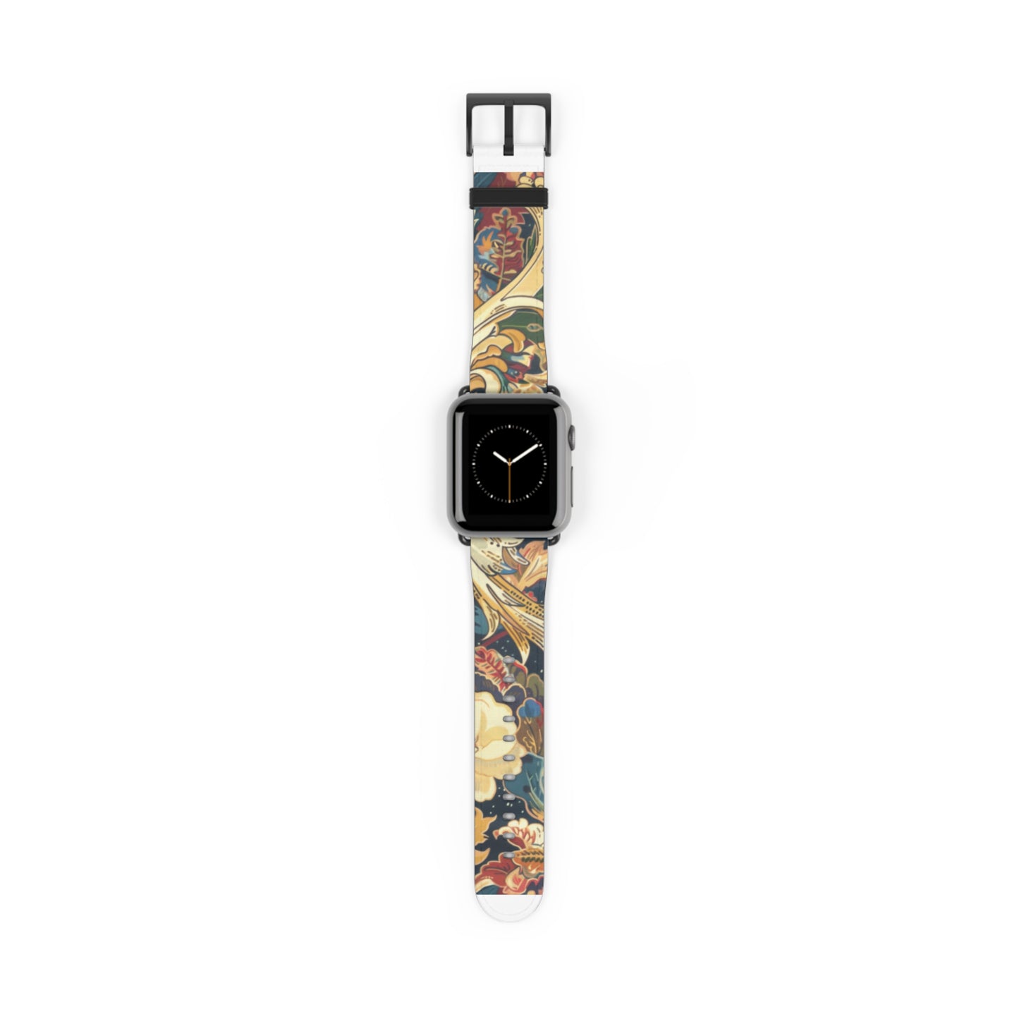 Renaissance Revival Apple Watch Strap, Luxurious Tapestry Style Band, Classic Artwork Accessory for the Fashion Connoisseur. Apple Watch Band Apple Watch Straps For Series 4 5 6 7 8 9 ULTRA SE 38/40/41mm & 42/44/45mm Vegan Faux Leather Band