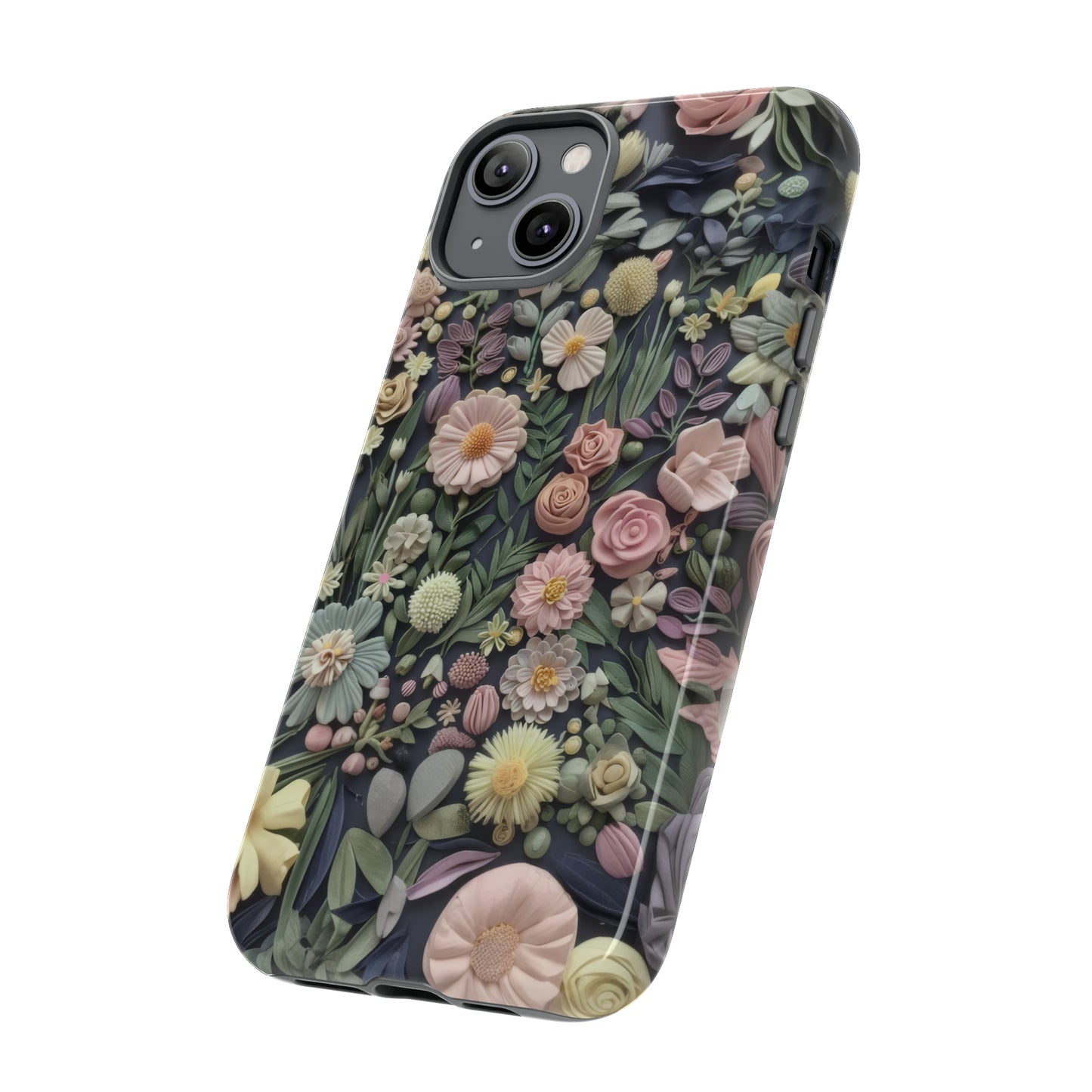 Custodia per iPhone Blossoming Abundance, design floreale vintage, cover per smartphone chic e protettiva, custodie per telefoni resistenti