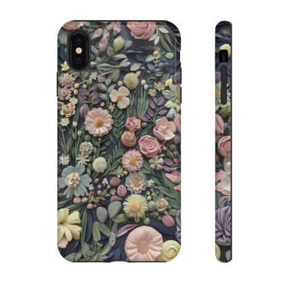 Custodia per iPhone Blossoming Abundance, design floreale vintage, cover per smartphone chic e protettiva, custodie per telefoni resistenti