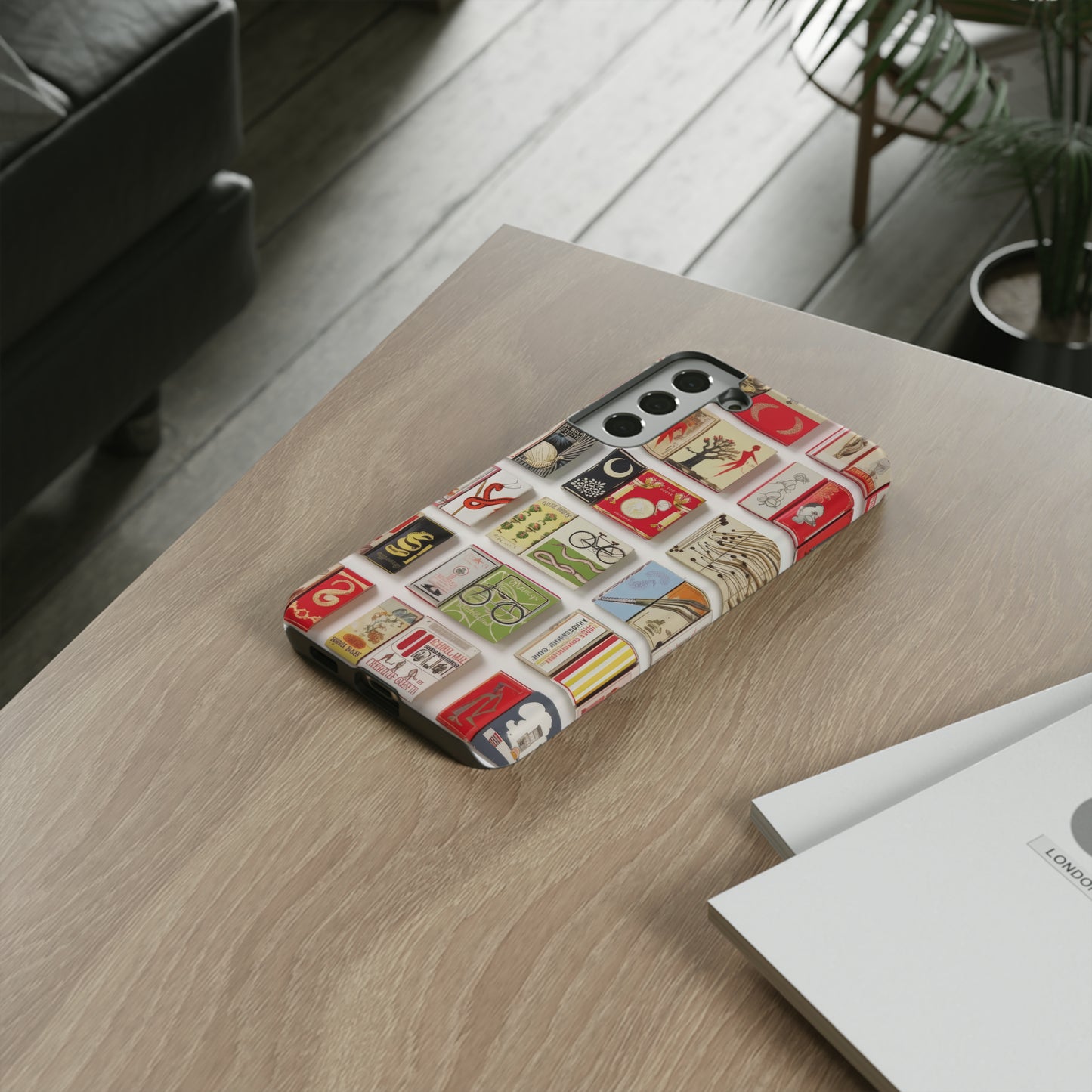 Matchbook Phone Case, Tough Phone Cases