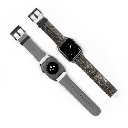 Einzigartiges, von Geoden inspiriertes Apple Watch-Armband | Armband mit künstlerischem Steinmuster. Apple Watch-Armband Apple Watch-Armbänder für Serie 4, 5, 6, 7, 8, 9, ULTRA SE, 38/40/41 mm und 42/44/45 mm, veganes Kunstlederarmband 