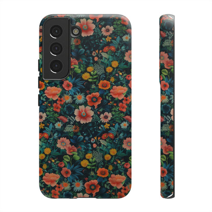 Custodia per iPhone Prato vibrante, esplosione floreale colorata, cover per telefono resistente ed elegante, custodie per telefono resistenti