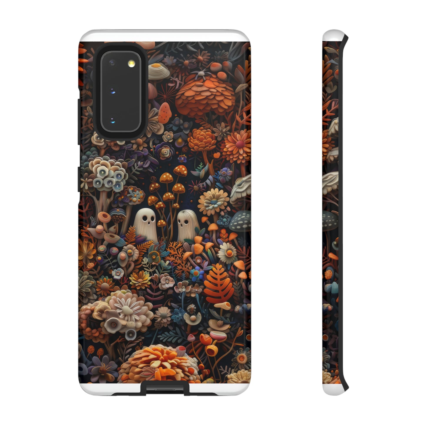 Zauberhafte Wald iPhone Hülle, Mystisches Pilz &amp; Laub Design, Zauberhafte Schutzhülle, Robuste Handyhüllen