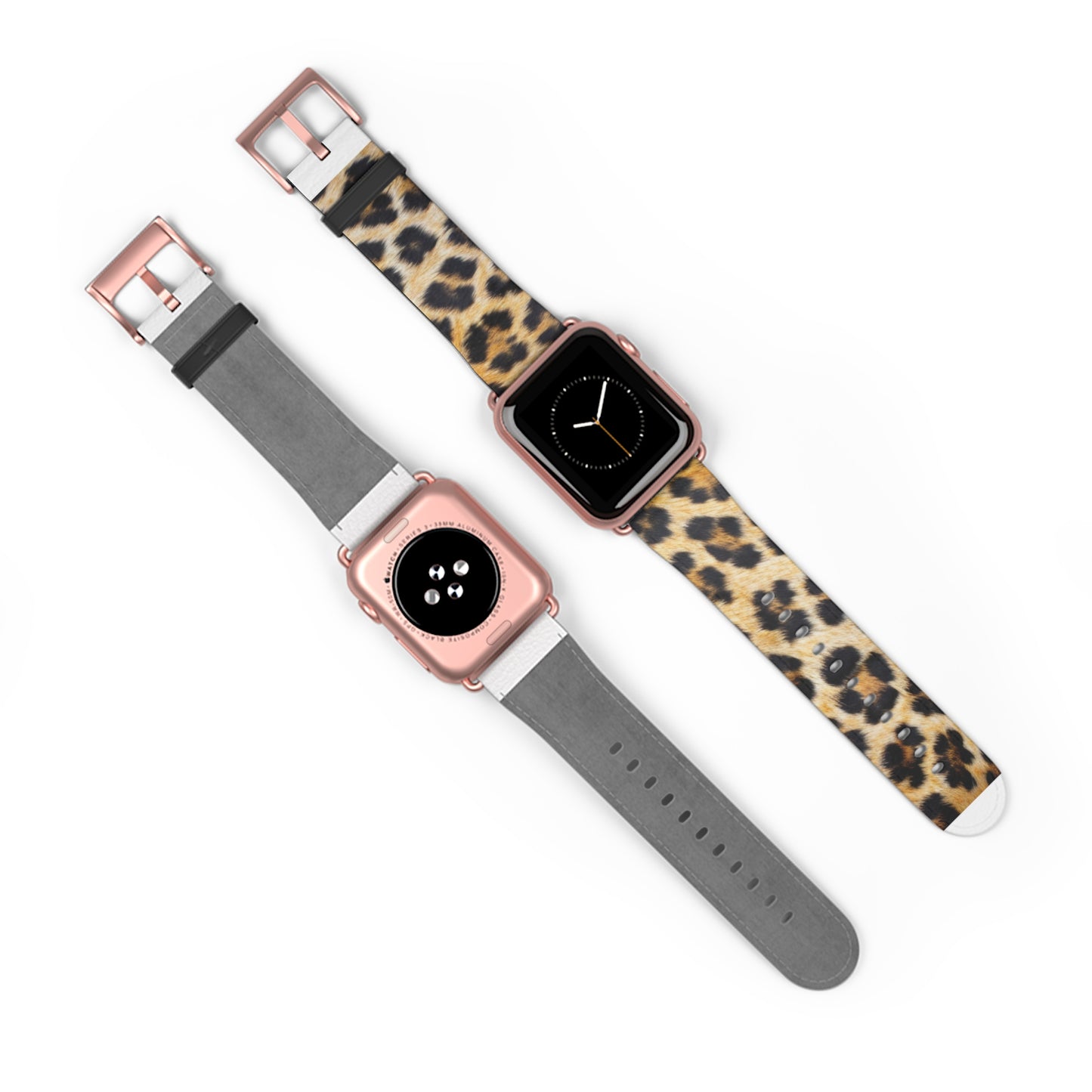 Bold Leopard Print Apple Watch Band, Exotic Animal Pattern, Trendy Fashion-Forward Smartwatch Strap. Apple Watch Band Apple Watch Straps For Series 4 5 6 7 8 9 ULTRA SE 38/40/41mm & 42/44/45mm Vegan Faux Leather Band