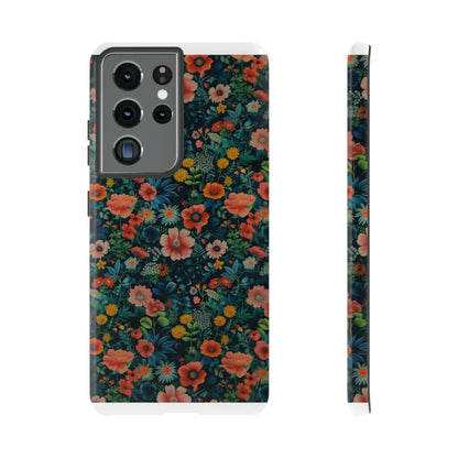 Custodia per iPhone Prato vibrante, esplosione floreale colorata, cover per telefono resistente ed elegante, custodie per telefono resistenti