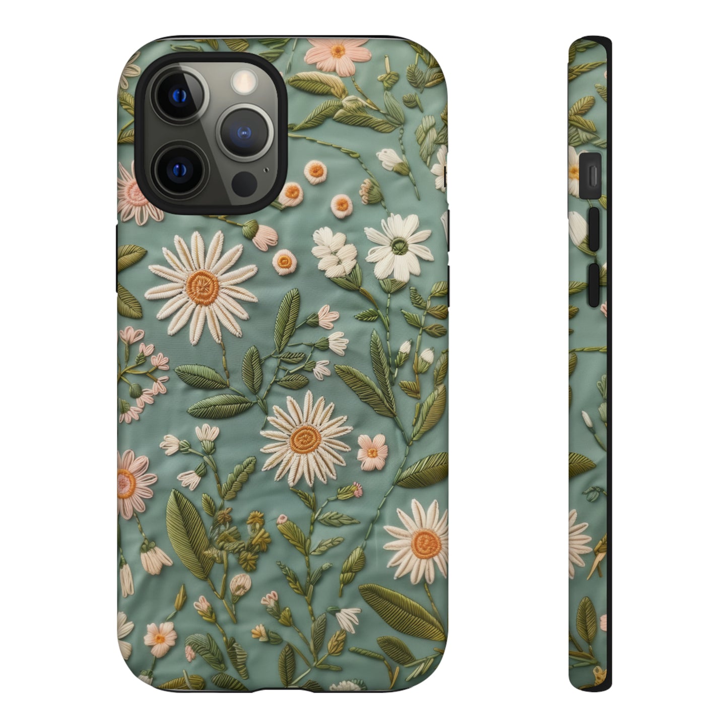 Custodia per telefono Serene Daisy Garden, cover dal design floreale Spring Bloom per smartphone, custodie per telefoni resistenti 