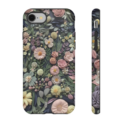 Custodia per iPhone Blossoming Abundance, design floreale vintage, cover per smartphone chic e protettiva, custodie per telefoni resistenti