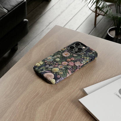 Custodia per iPhone Blossoming Abundance, design floreale vintage, cover per smartphone chic e protettiva, custodie per telefoni resistenti