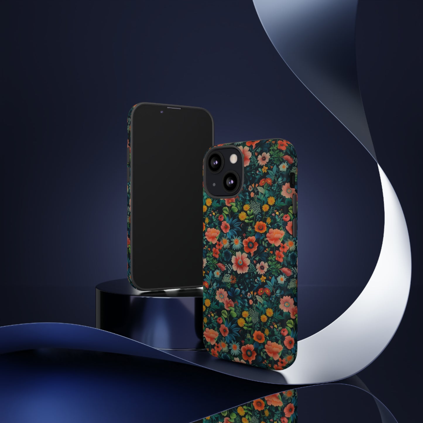 Custodia per iPhone Prato vibrante, esplosione floreale colorata, cover per telefono resistente ed elegante, custodie per telefono resistenti