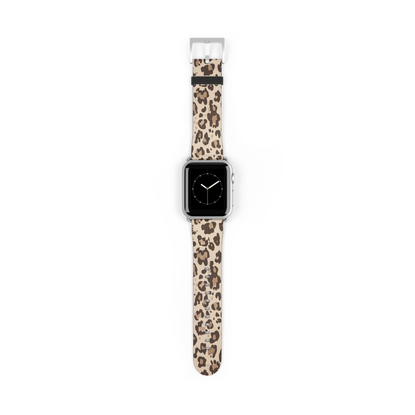 Safari Chic Leopardenmuster Apple Watch Band | Armband mit Wildtiermuster. Apple Watch Band Apple Watch Armbänder für Serie 4 5 6 7 8 9 ULTRA SE 38/40/41 mm und 42/44/45 mm veganes Kunstlederband 