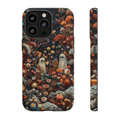 Cosmic Fantasy iPhone Hülle, Pilz-Design mit Weltraum-Motiv, Schutzhülle mit galaktischem Charme, Robuste Handyhüllen