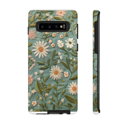 Custodia per telefono Serene Daisy Garden, cover dal design floreale Spring Bloom per smartphone, custodie per telefoni resistenti 