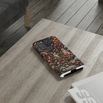 Cosmic Fantasy iPhone Hülle, Pilz-Design mit Weltraum-Motiv, Schutzhülle mit galaktischem Charme, Robuste Handyhüllen