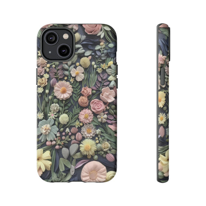 Custodia per iPhone Blossoming Abundance, design floreale vintage, cover per smartphone chic e protettiva, custodie per telefoni resistenti