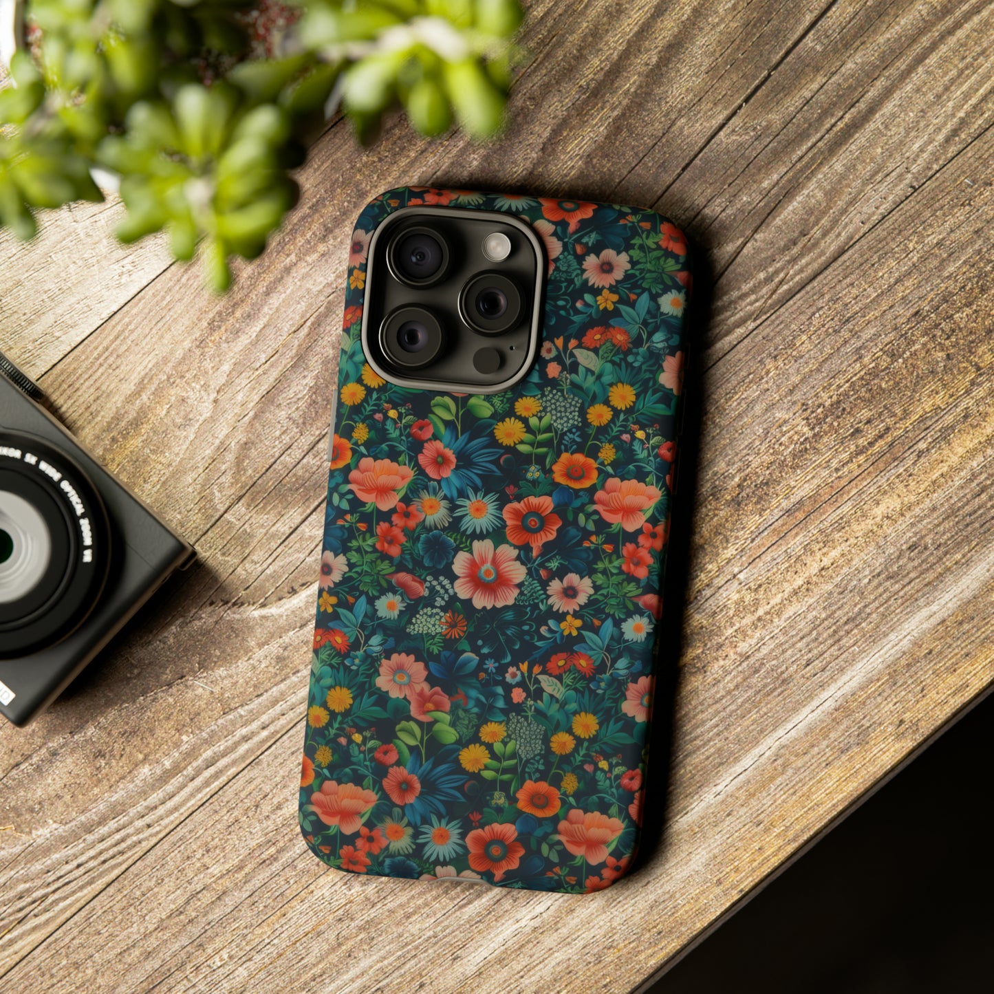 Custodia per iPhone Prato vibrante, esplosione floreale colorata, cover per telefono resistente ed elegante, custodie per telefono resistenti