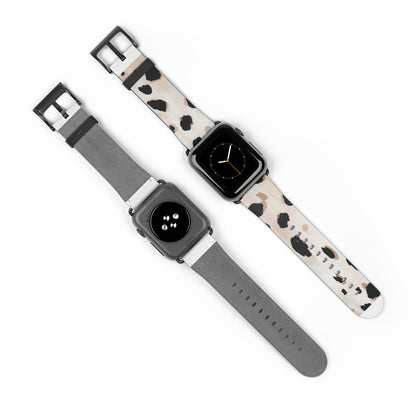 Trendy Animal Print Apple Watch Band, Chic Leopard Print Accessory, Fashion-Forward Watch Band, Unique Gift Idea. Apple Watch Band Apple Watch Straps For Series 4 5 6 7 8 9 ULTRA SE 38/40/41mm & 42/44/45mm Vegan Faux Leather Band