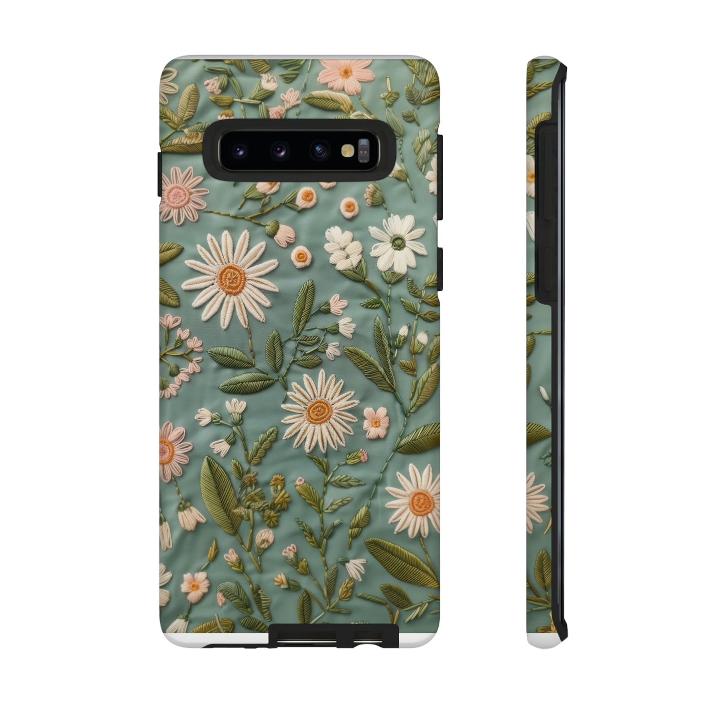 Custodia per telefono Serene Daisy Garden, cover dal design floreale Spring Bloom per smartphone, custodie per telefoni resistenti 