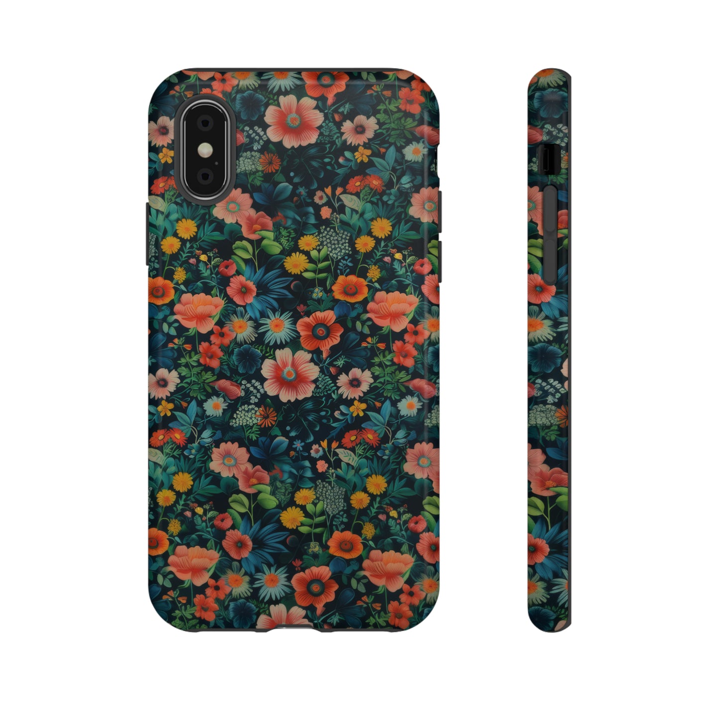 Custodia per iPhone Prato vibrante, esplosione floreale colorata, cover per telefono resistente ed elegante, custodie per telefono resistenti