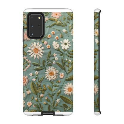 Custodia per telefono Serene Daisy Garden, cover dal design floreale Spring Bloom per smartphone, custodie per telefoni resistenti 