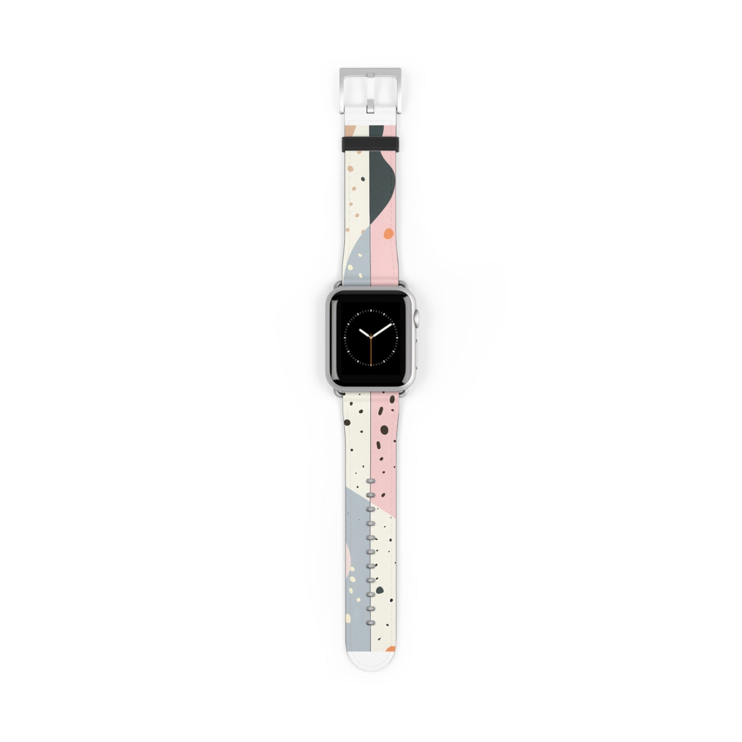 Minimalist Pastel Apple Watch Strap, Soft Color Block Design Band, Chic and Simplistic Accessory for Everyday Elegance. Apple Watch Band Apple Watch Straps For Series 4 5 6 7 8 9 ULTRA SE 38/40/41mm & 42/44/45mm Vegan Faux Leather Band